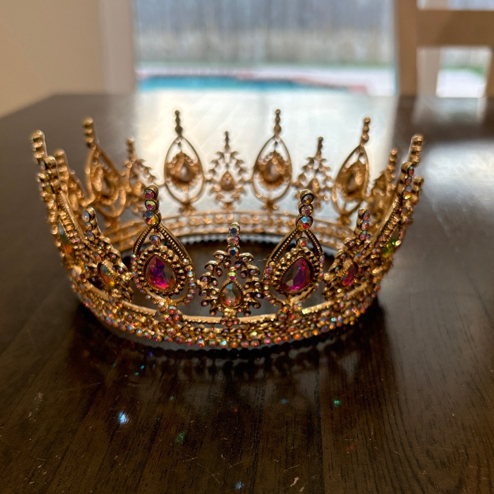 Gold and Jewel-Embellished Crown